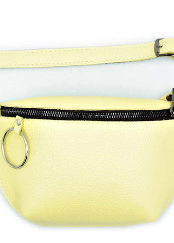 Жіноча шкіряна сумка на пояс бананка колір жовтий SKL85-295516 New Trend (259161357)