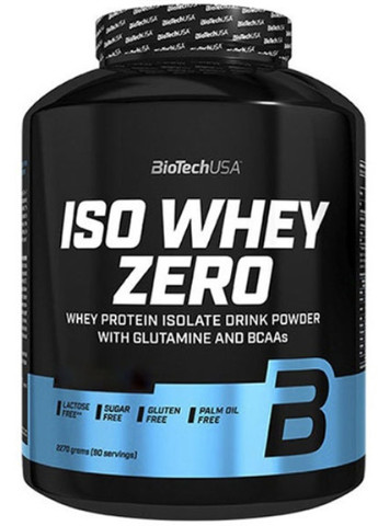 Iso Whey Zero 2270 g /90 servings/ Hazelnut Biotechusa (256720255)