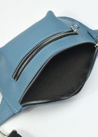 Блакитна жіноча нагрудна сумка бананка через плече Serebro (274534470)