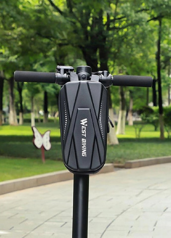 Велосумка сумка на раму для велосипеда самоката гироцикла электровелосипеда 25х12х10.5 см (476230-Prob) Черная Unbranded (277752446)