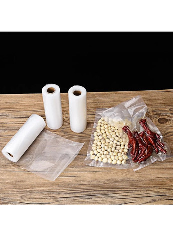 Набір харчових вакуумних пакетів для вакуумного пакування продуктів вакууматора в рулоні 20х500 см (474751-Prob) Unbranded (259613317)