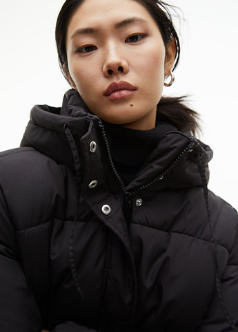 Черный зимний Пуховик H&M