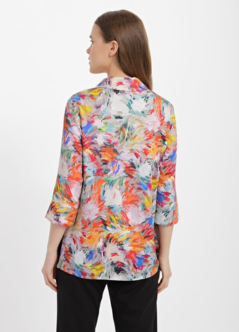 Комбинированная блузка жіноча 1097-4 DANNA