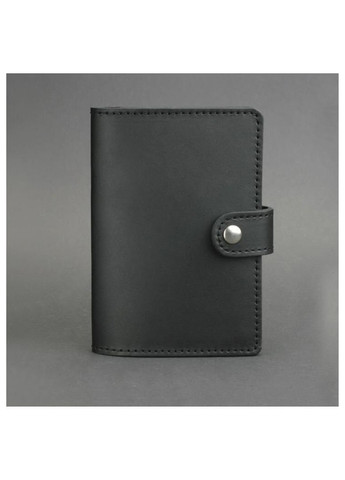 Обложка на паспорт из кожи 3.0 черная BN-OP-3-G BlankNote (263519203)