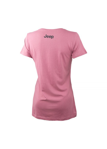 Розовая демисезон футболка t-shirt star botanical print j22w Jeep