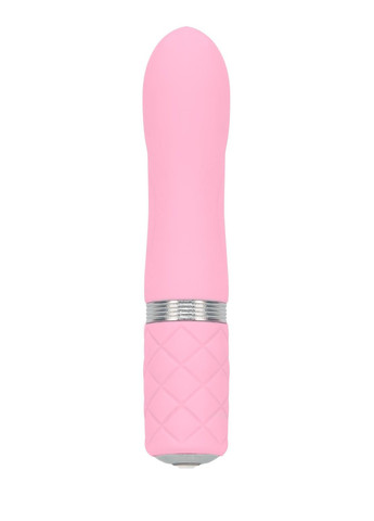 Роскошный вибратор - Flirty Pink с кристаллом Сваровски, гибкая головка Pillow Talk (276389634)