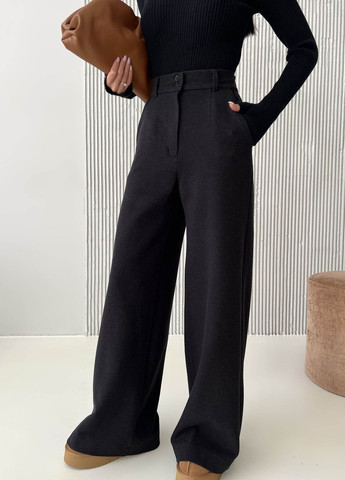 Теплые брюки палаццо на зиму Jadone Fashion (272603260)