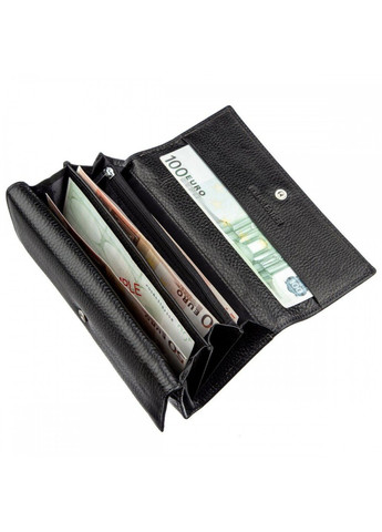 Жіночий чорний гаманець з натуральної шкіри ST Leather 18951 Чорний ST Leather Accessories (262453874)