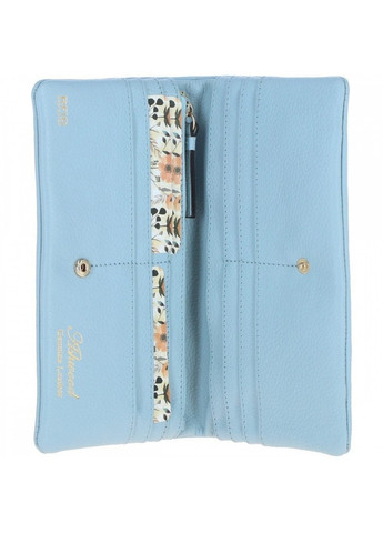 Жіночий шкіряний гаманець J56 Зимовий небо із захистом RFID Ashwood (261853553)