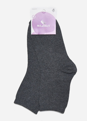 Шкарпетки жіночі демісезонні сірого кольору Let's Shop (273176749)