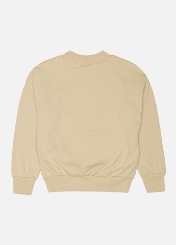 Miss Feriha світшот для дівчинки колір бежевий цб-00224624 бежевий футер