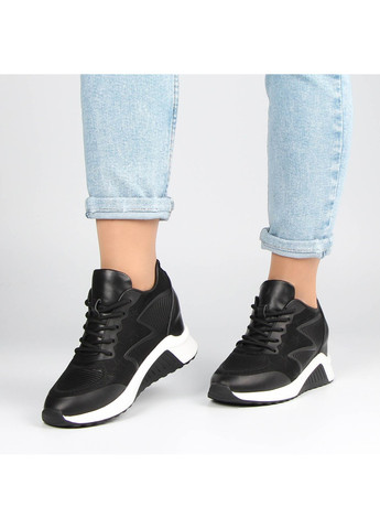 Черные демисезонные женские кроссовки 196828 Buts