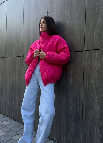 Розовый Куртка женская Стеганая No Brand