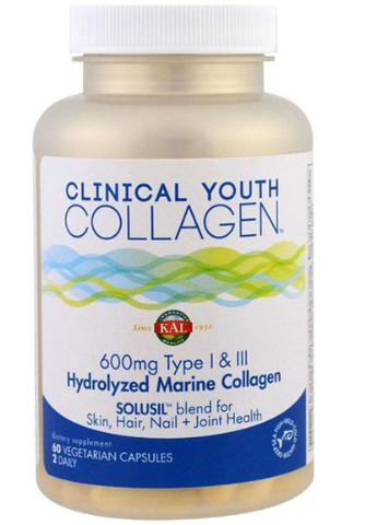 Clinical Youth Collagen 60 Veg Caps CAL-40696 KAL (256723206)