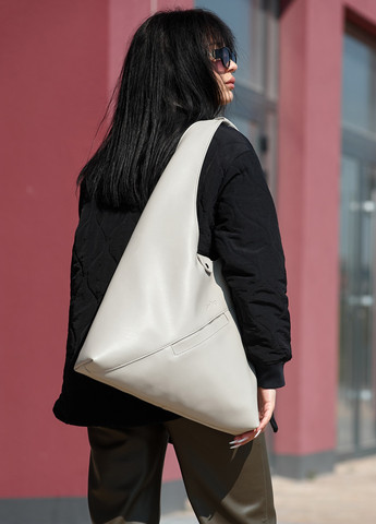Женская сумка HOBO M серый шёлк Sambag (259040448)