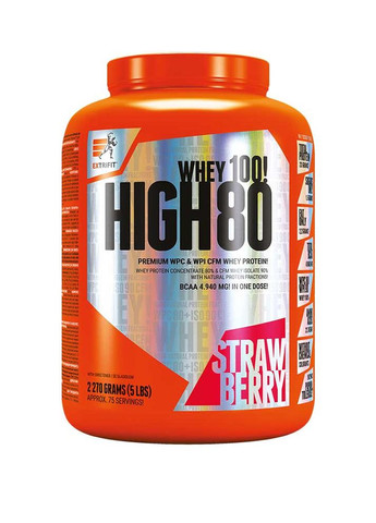 Протеин High Whey 80 2270 g (Strawberry) Extrifit (264074362)