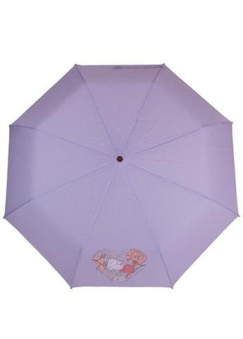 Світло-бузковий Жіноча парасолька напівавтомат Airton (262982738)