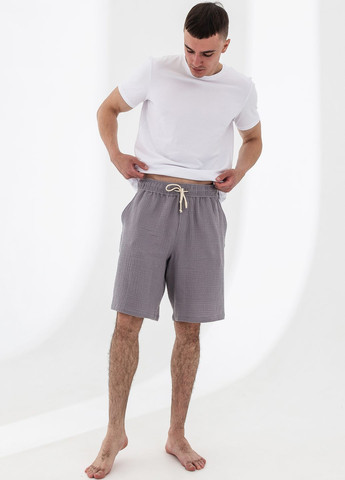Мужские шорты муслиновые с карманом, серый German Volf (267808991)