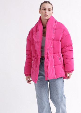 Малинова зимня жіноча зимова куртка X-Woyz