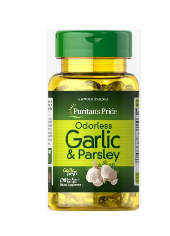 Puritan's Pride Odorless Garlic 500 mg 100 Softgels Puritans Pride (256722275)