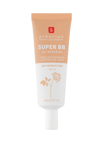 Тонуючий бб крем для обличчя Super BB Cream (Dore) 40 ml Erborian (269909795)
