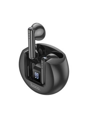 Бездротові навушники (TWS, Bluetooth 5.3, LED дисплей, зарядний чохол) - Чорний Hoco ew32 gentle (257623872)