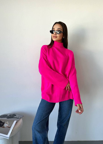 Рожевий жіночий светр вовна No Brand