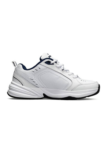 Белые демисезонные кроссовки мужские, китай Nike Air Monarch IV White Navy