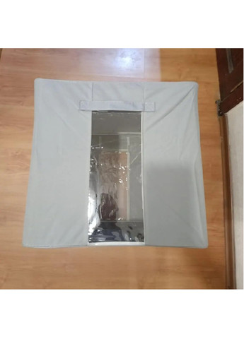 Органайзер сумка короб компактный портативный тканевый для хранения вещей одежды белья 60х42х40 см (475279-Prob) Серый Unbranded (265391186)