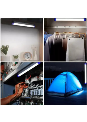 Аккумуляторная кемпинговая подвесная лампа светильник USB с магнитами и солнечной панелью 50 см (474012-Prob) Unbranded (257155264)