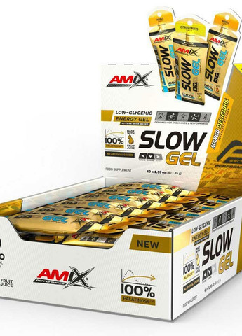 Енергетик Performance Amix SLOW Gel 45g (Mango) Amix Nutrition (276324043)