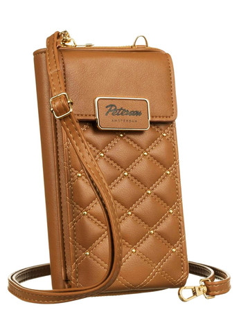 Сумка-гаманець жіноча із екошкіри з кишенею для телефону PTN M-09 Peterson (259888293)