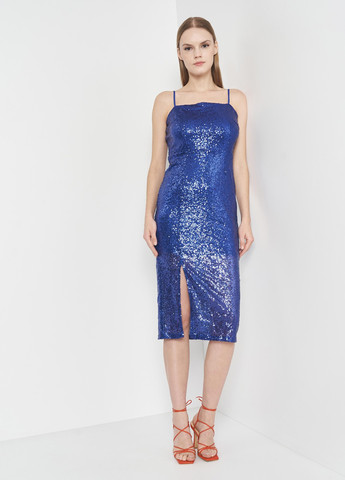 Темно-синя вечірня сукня,темно-синій, Only