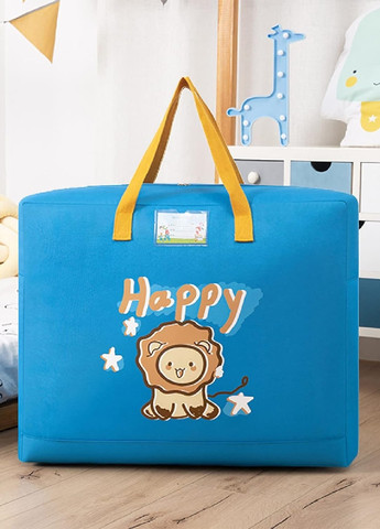 Сумка органайзер для перевозки транспортировки хранения вещей одежды одеял подушек 45х39х18.5 см (475259-Prob) Синяя Unbranded (264736775)