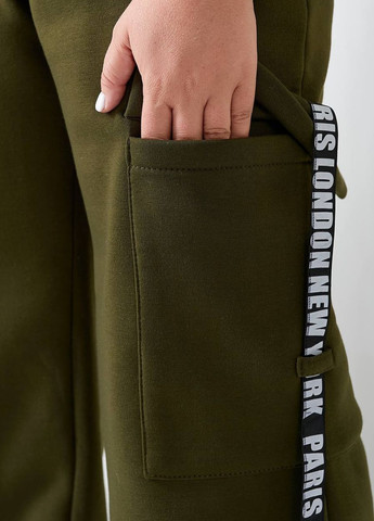 Жіночі брюки карго колір хакі р.50/52 441317 New Trend (263134348)