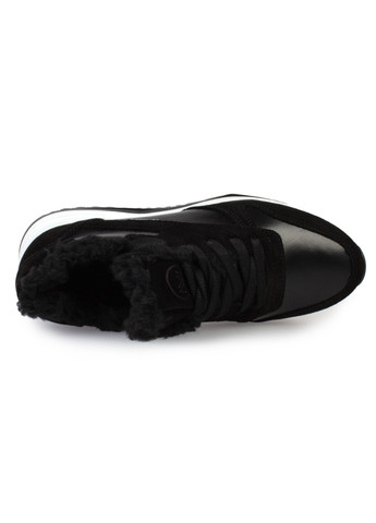 Черные зимние кроссовки женские бренда 8501356_(1) ModaMilano