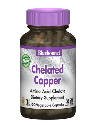 Chelated Cooper 90 Caps Bluebonnet Nutrition (256719685)