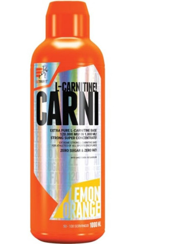 Carni Liquid 120000 1000 ml /100 servings/ Lemon Orange Extrifit (256722324)