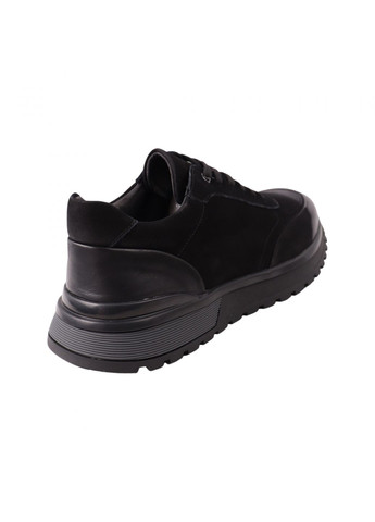 Черные кроссовки мужские черные натуральный нубук Brooman 970-23DTS