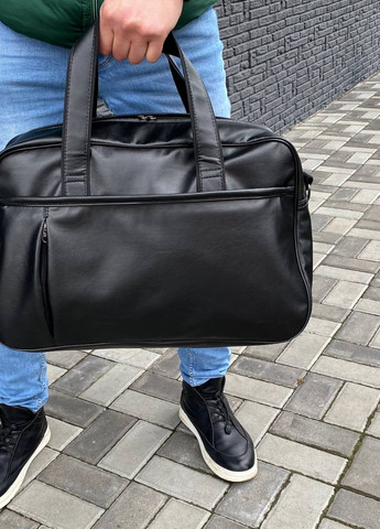 Мужская повседневная дорожная спортивная черная сумка классическая Absolute No Brand (258260643)