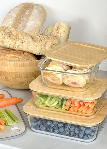 Ємність для зберігання прямокутна 1500 мл, 7,6х17,5х23 см MVM (260408260)