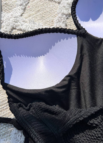 Чорний літній ефектний жіночий купальник No Brand