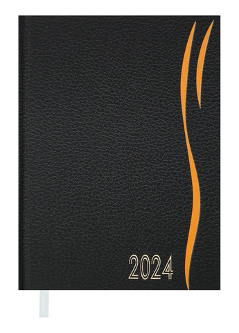 Щоденник А5 2024 Wave помаранчевий Buromax (264643418)