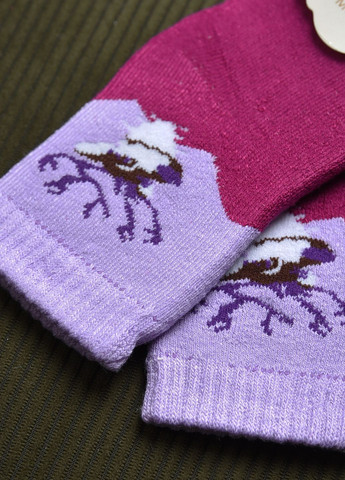 Носки детские махровые для девочки фиолетового цвета Let's Shop (269387616)