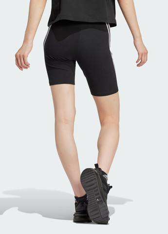 Черные демисезонные велосипедки future icons 3-stripes adidas