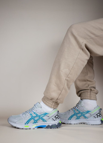 Сіро-голубі Осінні чоловічі кросівки спортивні текстиль весна сірі No Brand