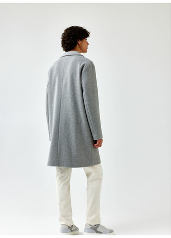 Серое демисезонное Мужское пальто Н&М (56217) S Серое H&M