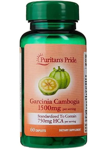 Puritan's Pride Garcinia Cambogia 1500 mg 60 Caps Puritans Pride (277926780)