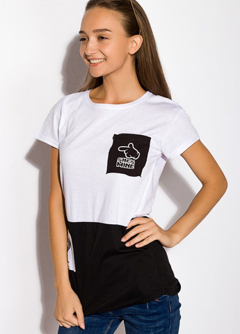 Футболка женская 317F075 хлопковая (Белый) Time of Style - (261922435)