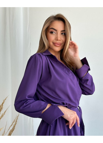 Фиолетовое повседневный платья 14180 фиолетовый ISSA PLUS